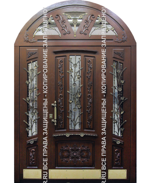 Дверь стальная входная арочная МДФ 1125 Дверь стальная входная арочная МДФ 1125